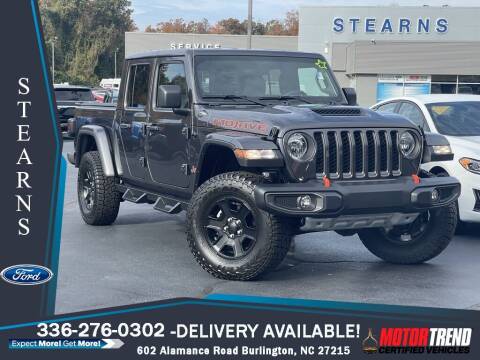 2022 Jeep Gladiator for sale at Stearns Ford in Burlington NC