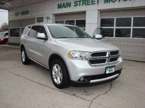 2013 Dodge Durango for sale at Main Street Motors Inc. in Geneseo IL
