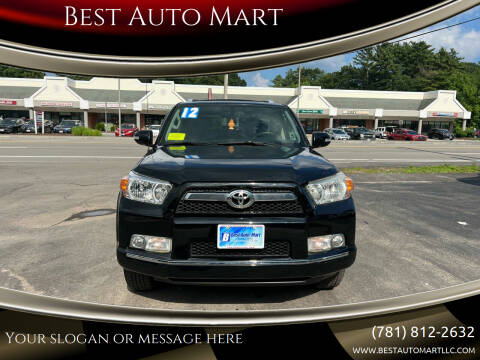 2012 Toyota 4Runner for sale at Best Auto Mart in Weymouth MA