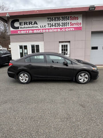 2013 Honda Civic for sale at Cerra Automotive LLC in Greensburg PA