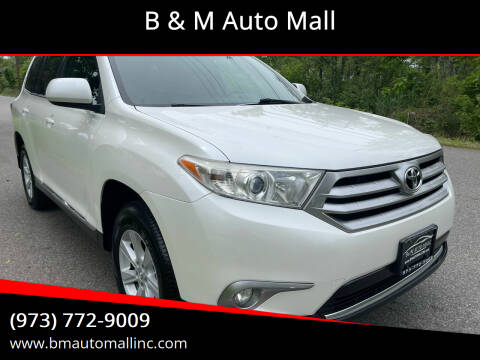 2013 Toyota Highlander for sale at B & M Auto Mall in Clifton NJ