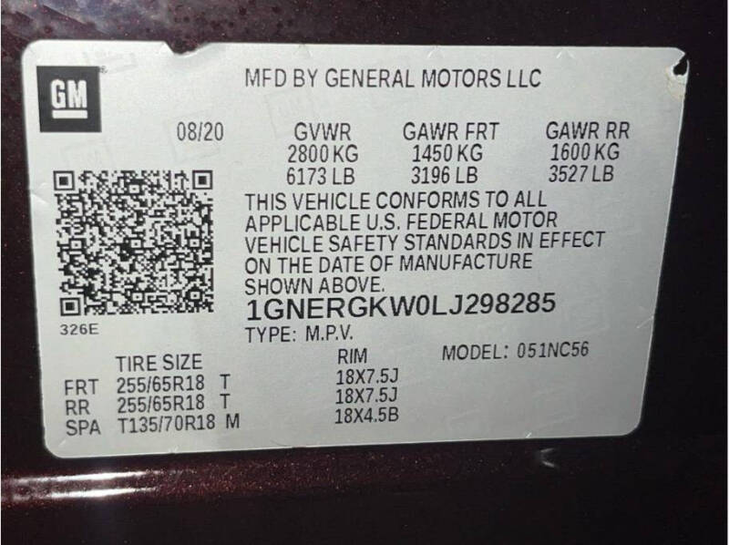 2020 Chevrolet Traverse LT Cloth