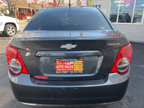2013 Chevrolet Sonic for sale at RON'S AUTO SALES INC in Cicero IL