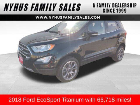 2018 Ford EcoSport for sale at Nyhus Family Sales in Perham MN