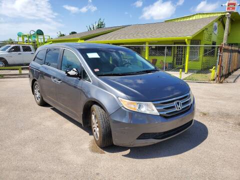 2012 Honda Odyssey for sale at RODRIGUEZ MOTORS CO. in Houston TX