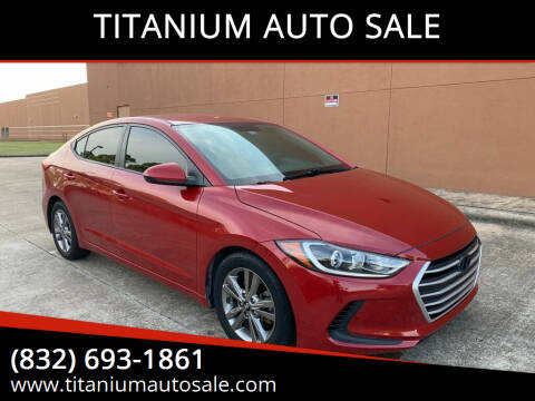 2018 Hyundai Elantra for sale at TITANIUM AUTO SALE in Houston TX