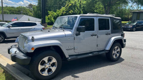 2016 Jeep Wrangler Unlimited for sale at AMG Automotive Group in Cumming GA