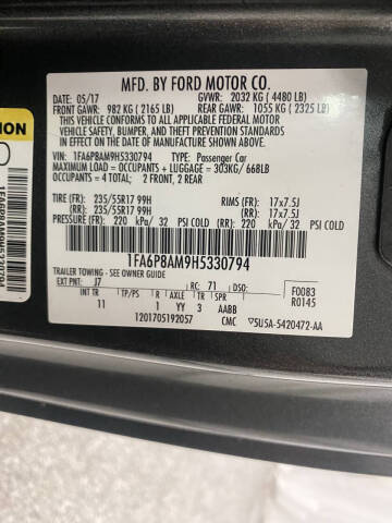 2017 Ford Mustang V6