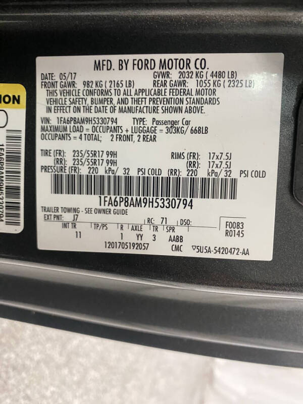 2017 Ford Mustang V6