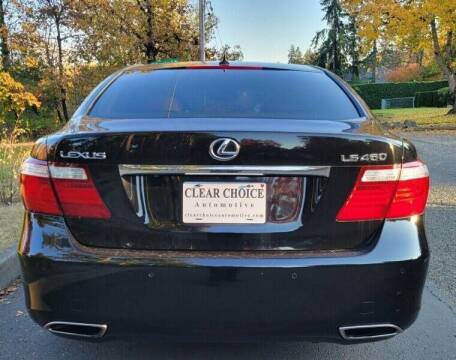 2007 Lexus LS 460 for sale at CLEAR CHOICE AUTOMOTIVE in Milwaukie OR