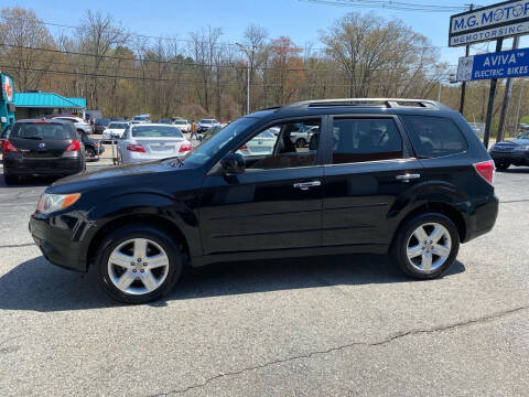 2010 Subaru Forester for sale at M G Motors in Johnston RI