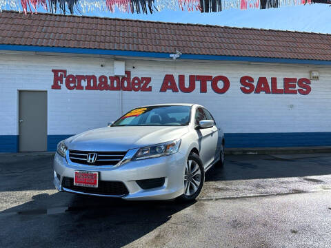 2013 Honda Accord for sale at Fernandez Auto Sales in Freedom CA