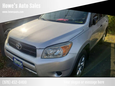 2007 Toyota RAV4 for sale at Howe's Auto Sales in Lowell MA