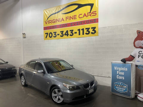 2006 BMW 5 Series for sale at Virginia Fine Cars in Chantilly VA