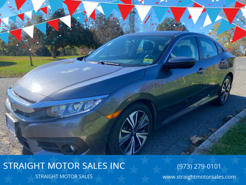 2016 Honda Civic for sale at STRAIGHT MOTOR SALES INC in Paterson NJ