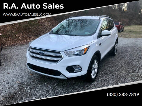 2018 Ford Escape for sale at R.A. Auto Sales in East Liverpool OH