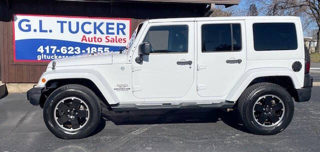 2012 Jeep Wrangler Unlimited for sale at G L TUCKER AUTO SALES in Joplin MO