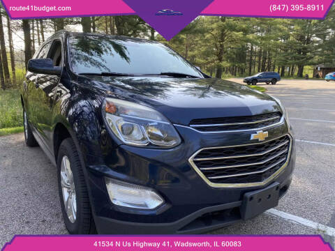 2016 Chevrolet Equinox for sale at Route 41 Budget Auto in Wadsworth IL