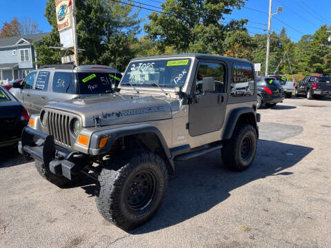 2005 Jeep Wrangler for sale at Lucien Sullivan Motors INC in Whitman MA