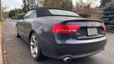 2011 Audi A5 for sale at CLEAR CHOICE AUTOMOTIVE in Milwaukie OR