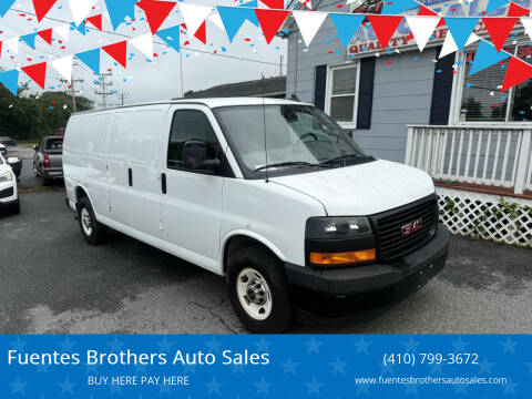 2020 GMC Savana for sale at Fuentes Brothers Auto Sales in Jessup MD