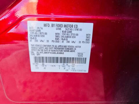 2016 Lincoln MKX Select