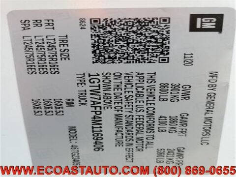 2021 GMC Savana 2500