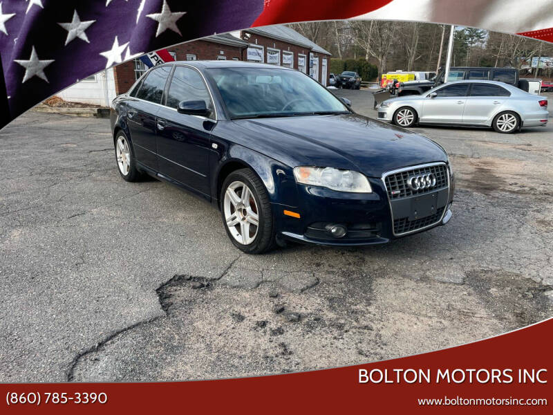 2008 Audi A4 for sale at BOLTON MOTORS INC in Bolton CT