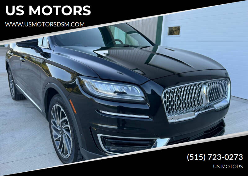 2020 Lincoln Nautilus for sale at US MOTORS in Des Moines IA