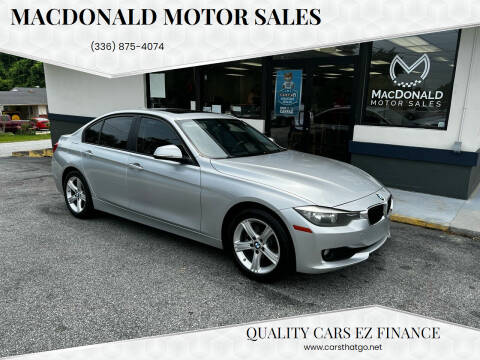 2012 BMW 3 Series for sale at MacDonald Motor Sales in High Point NC