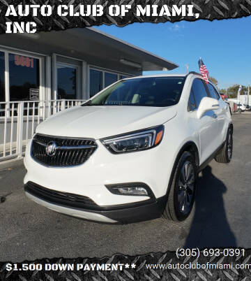 2018 Buick Encore for sale at AUTO CLUB OF MIAMI, INC in Miami FL