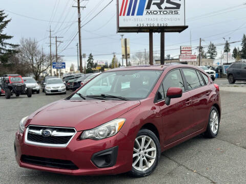 2014 Subaru Impreza for sale at RS Motors in Lynnwood WA