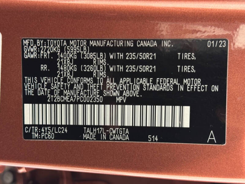 2023 Lexus RX 500h F SPORT Performance