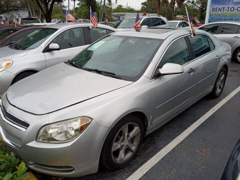 2012 Chevrolet Malibu for sale at Blue Lagoon Auto Sales in Plantation FL