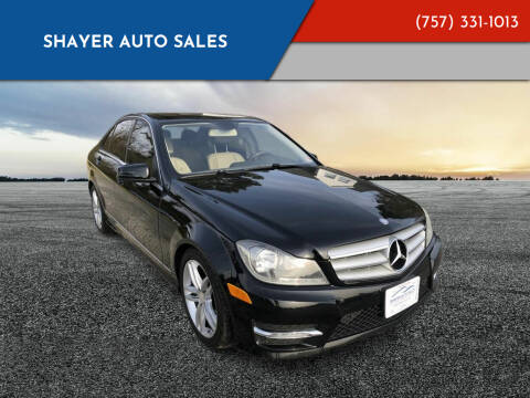 2013 Mercedes-Benz C-Class for sale at Shayer Auto Sales in Cape Charles VA