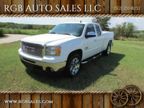 2013 GMC Sierra 1500 for sale at RGB AUTO SALES LLC in Manor TX