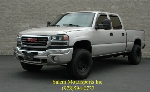 2006 GMC Sierra 2500HD for sale at Salem Motorsports in Salem MA