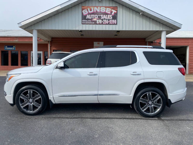 2017 GMC Acadia for sale at Sunset Auto Sales in Paragould AR