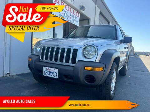 2004 Jeep Liberty for sale at APOLLO AUTO SALES in Sacramento CA