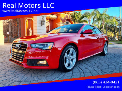 2016 Audi A5 for sale at Real Motors LLC in Clearwater FL