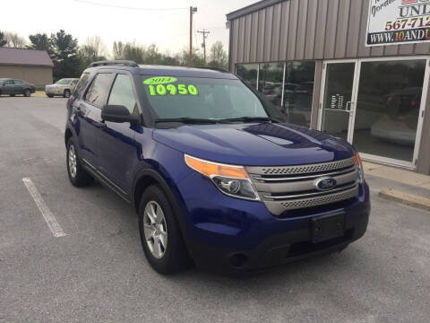 2014 Ford Explorer for sale at KEITH JORDAN'S 10 & UNDER in Lima OH