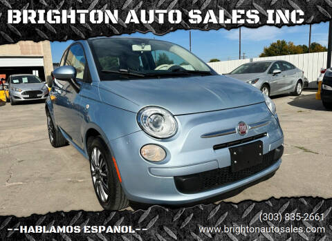 2013 FIAT 500 for sale at BRIGHTON AUTO SALES INC in Brighton CO