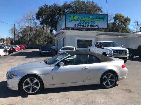2006 BMW 6 Series for sale at Mainline Auto in Jacksonville FL