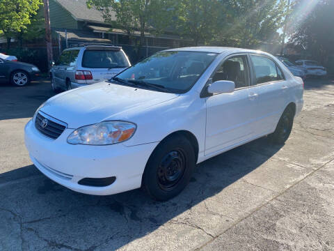 2007 Toyota Corolla for sale at Blue Line Auto Group in Portland OR