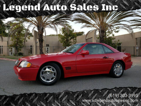 1995 Mercedes-Benz SL-Class for sale at Legend Auto Sales Inc in Lemon Grove CA