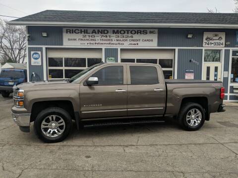 2014 Chevrolet Silverado 1500 for sale at Richland Motors in Cleveland OH