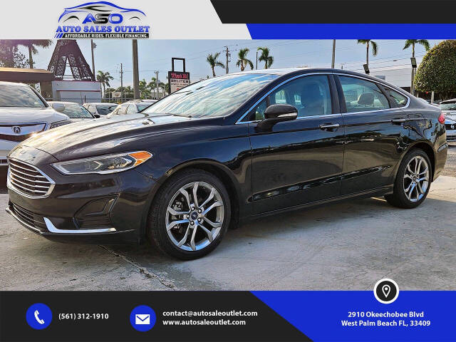 2019 Ford Fusion for sale at Auto Sales Outlet in West Palm Beach, FL