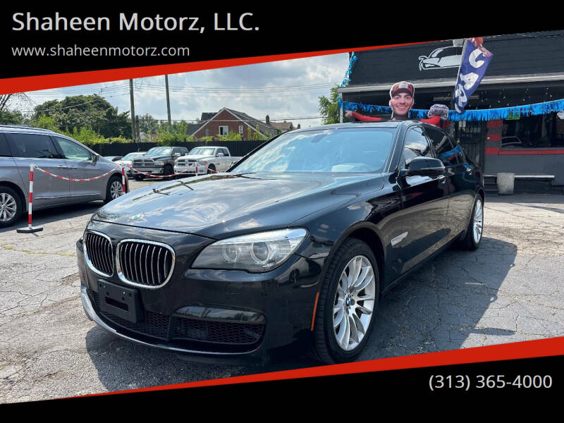 2014 BMW 7 Series for sale at Shaheen Motorz, LLC. in Detroit MI