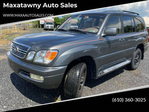 1999 Lexus LX 470 for sale at Maxatawny Auto Sales in Kutztown PA