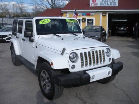 2016 Jeep Wrangler Unlimited for sale at One Stop Auto Sales in North Attleboro MA